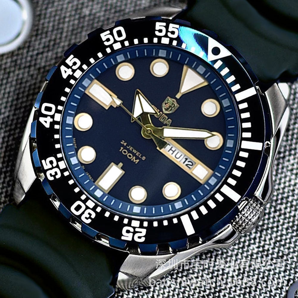 Waterproof Luminous Quartz Movement Business Men's Watch