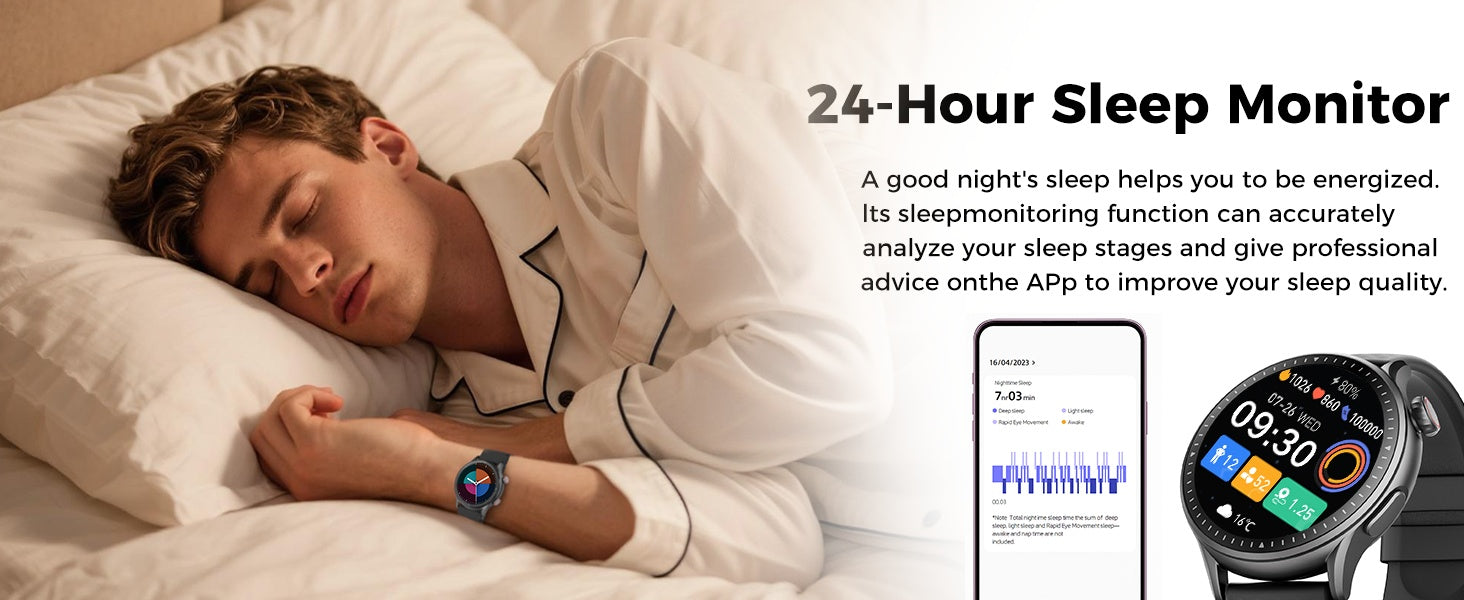 2025 New 1.43-inch Disc Smart Watch Fitness Tracker