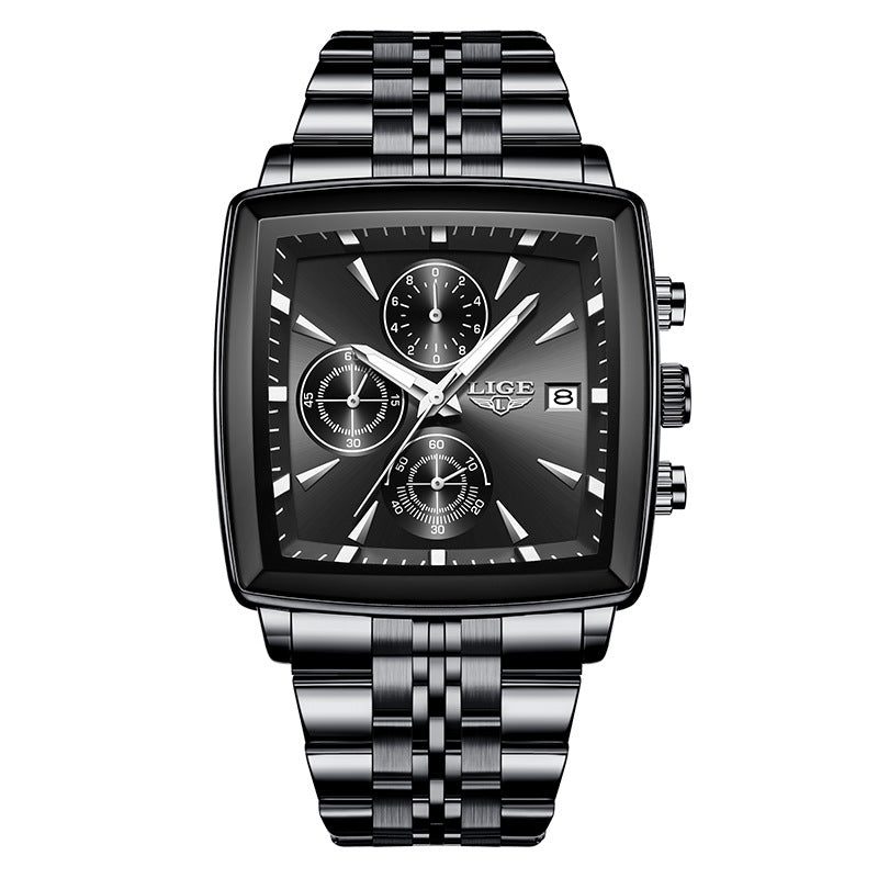 Business Personality Large Dial Square Watch Men