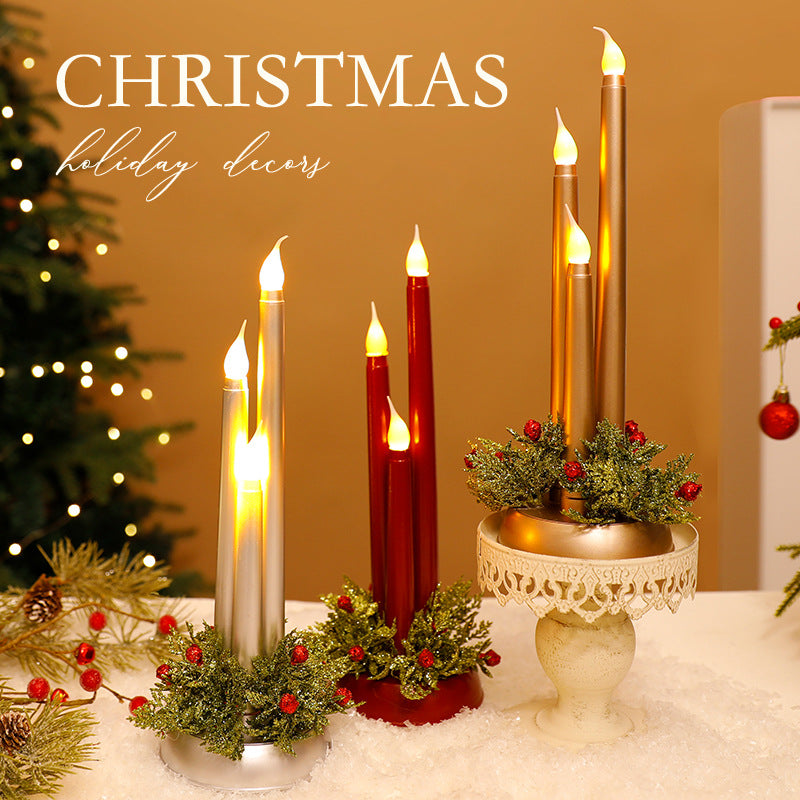 LED Electronic Candle Christmas Decorations