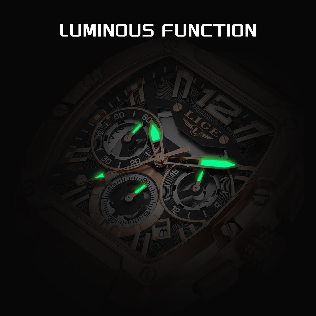 Sports Watch Multifunctional Waterproof Luminous Calendar