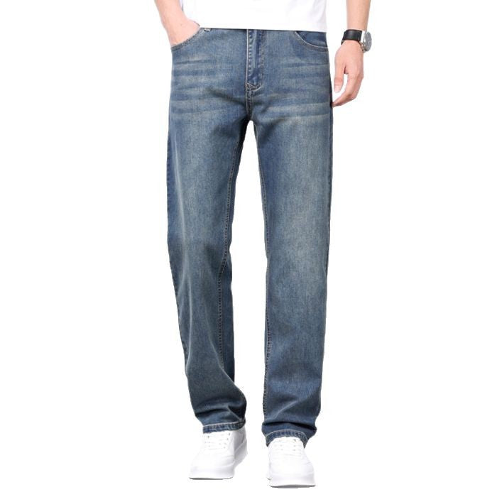 Loose Straight Summer Thin Men's Jeans