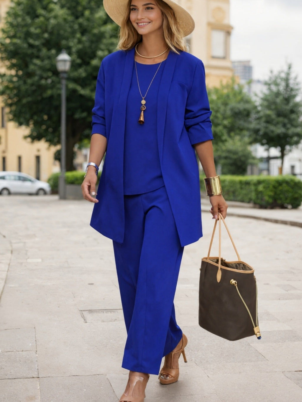 2025 Women's Three Piece Set, Women's Set, Loose Set, Suitable For All Seasons