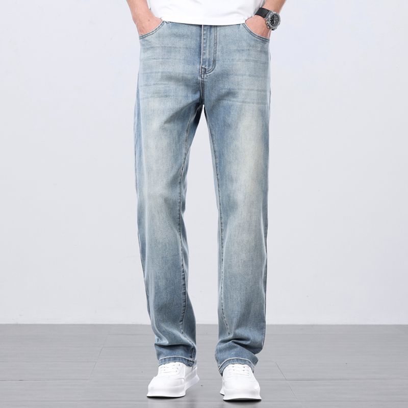 Loose Straight Summer Thin Men's Jeans